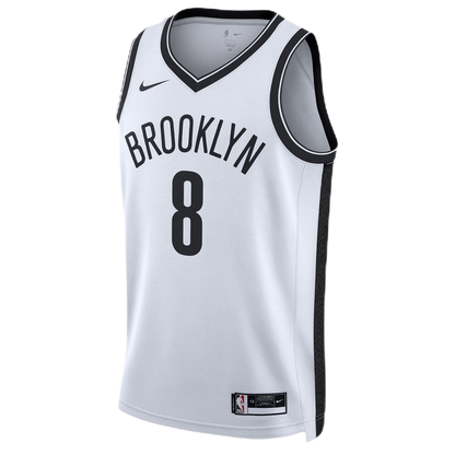 Egor Dëmin #8 Brooklyn Nets White Association Jersey