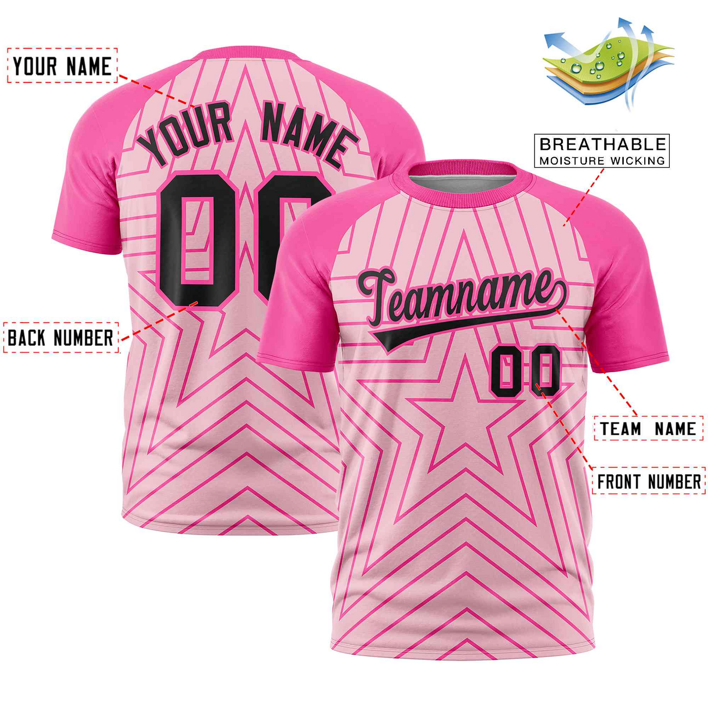 Elite All Star Blush Fusion Jersey