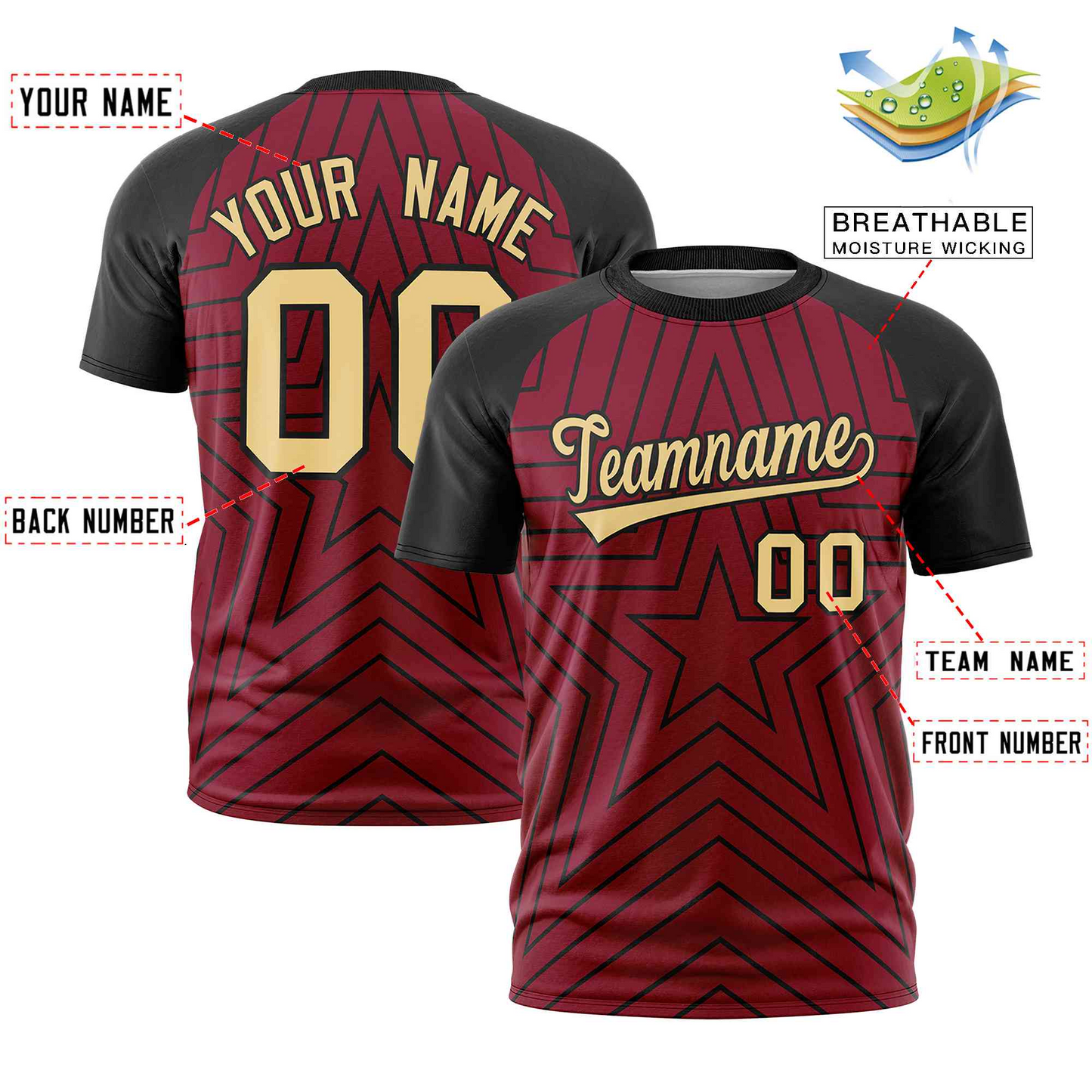 Elite All Star Crimson Strike Jersey