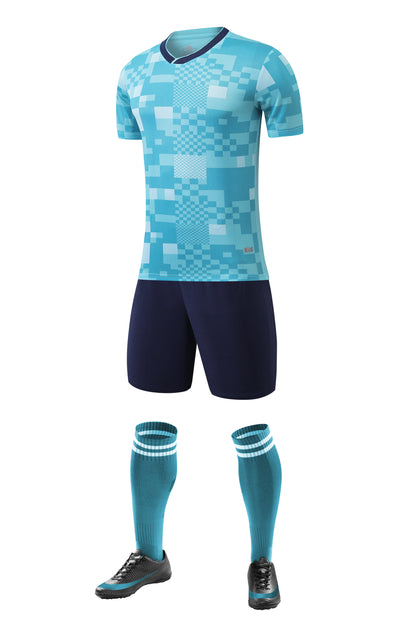 Elite QR Aqua Burst Soccer Kit