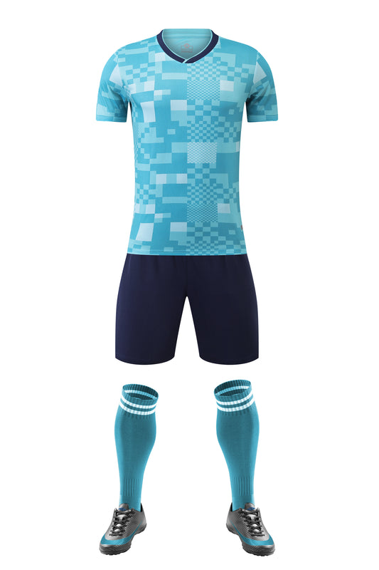 Elite QR Aqua Burst Soccer Kit