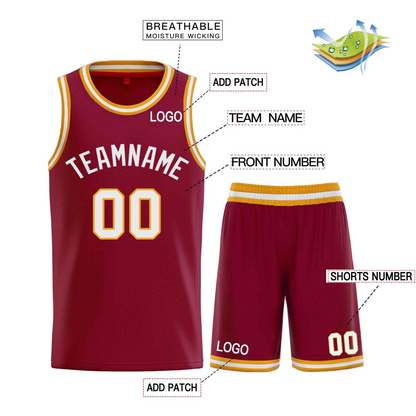 Elite Block Scarlet Peak Basketball Kit