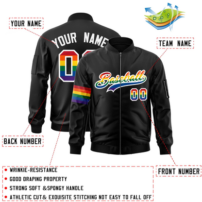 Elite Bomber All Pride Full-Zip Jacket