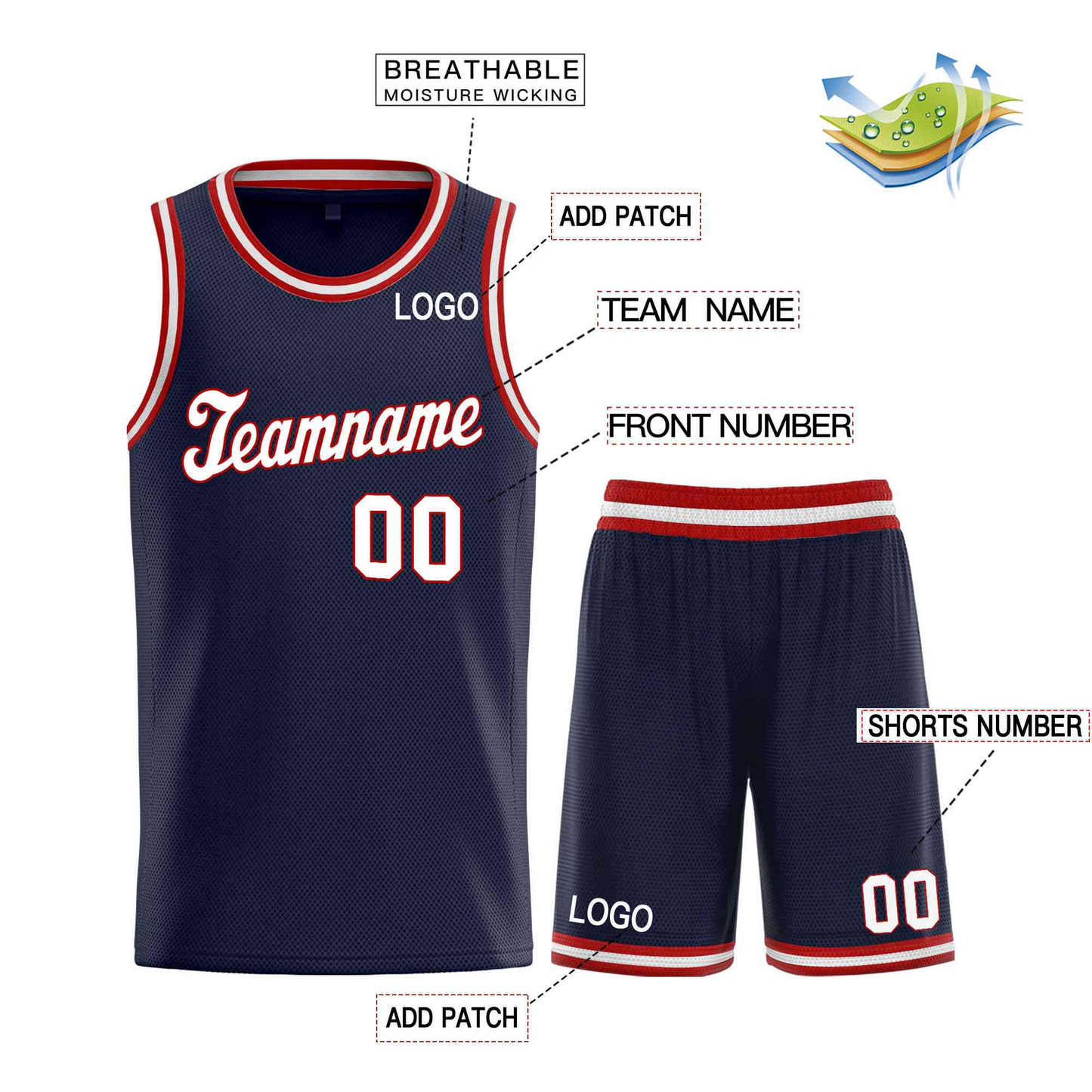 Elite Dunk Nautical Basketball Kit