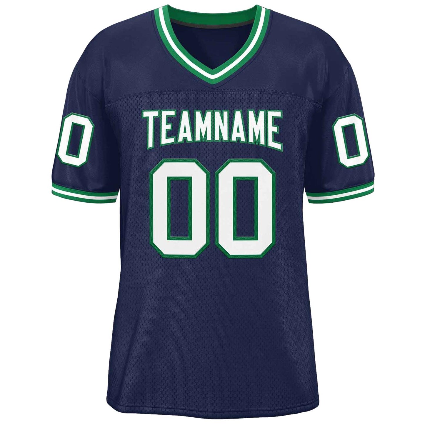 Elite Pro Navy Evergreen Football Jersey