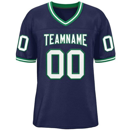 Elite Pro Navy Evergreen Football Jersey