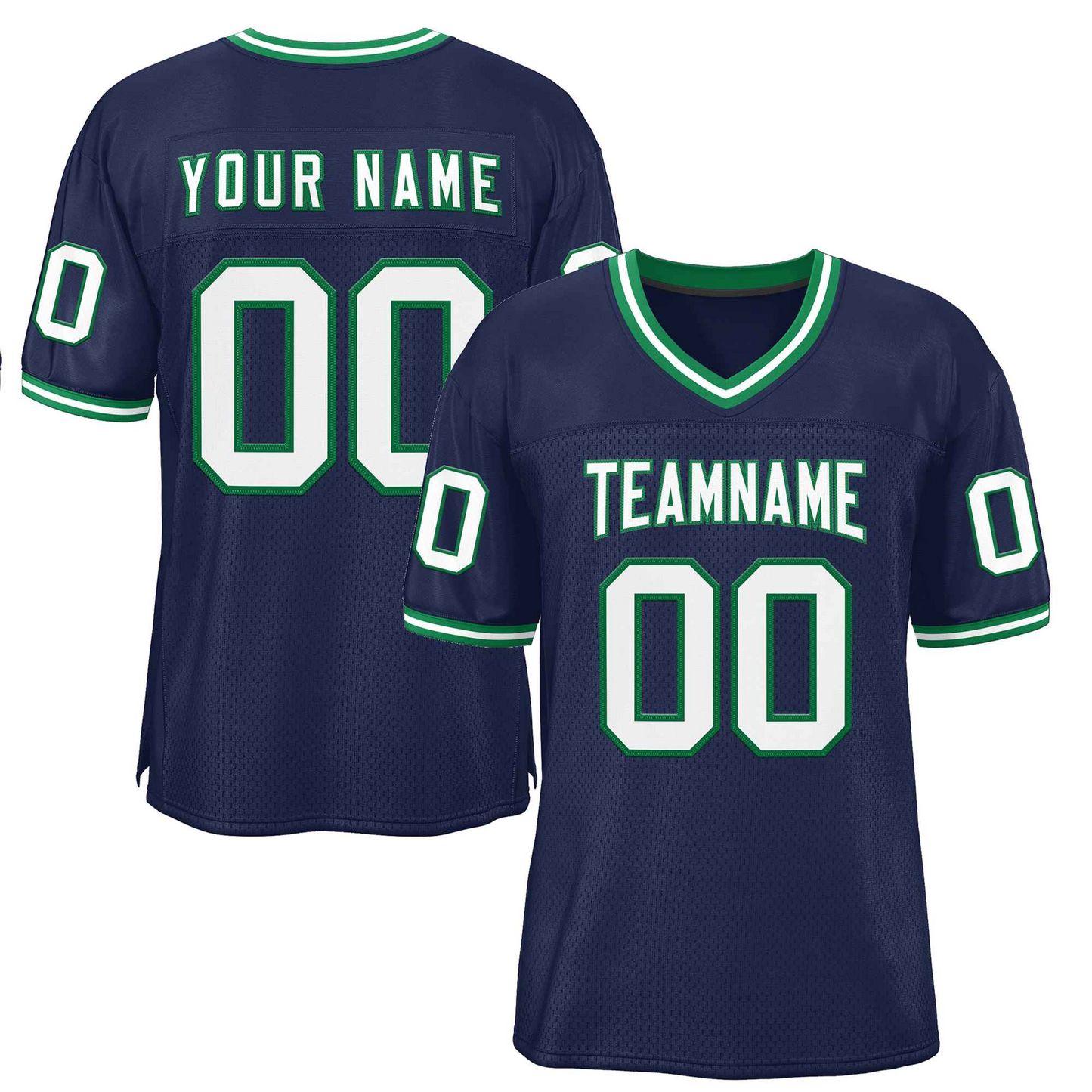 Elite Pro Navy Evergreen Football Jersey