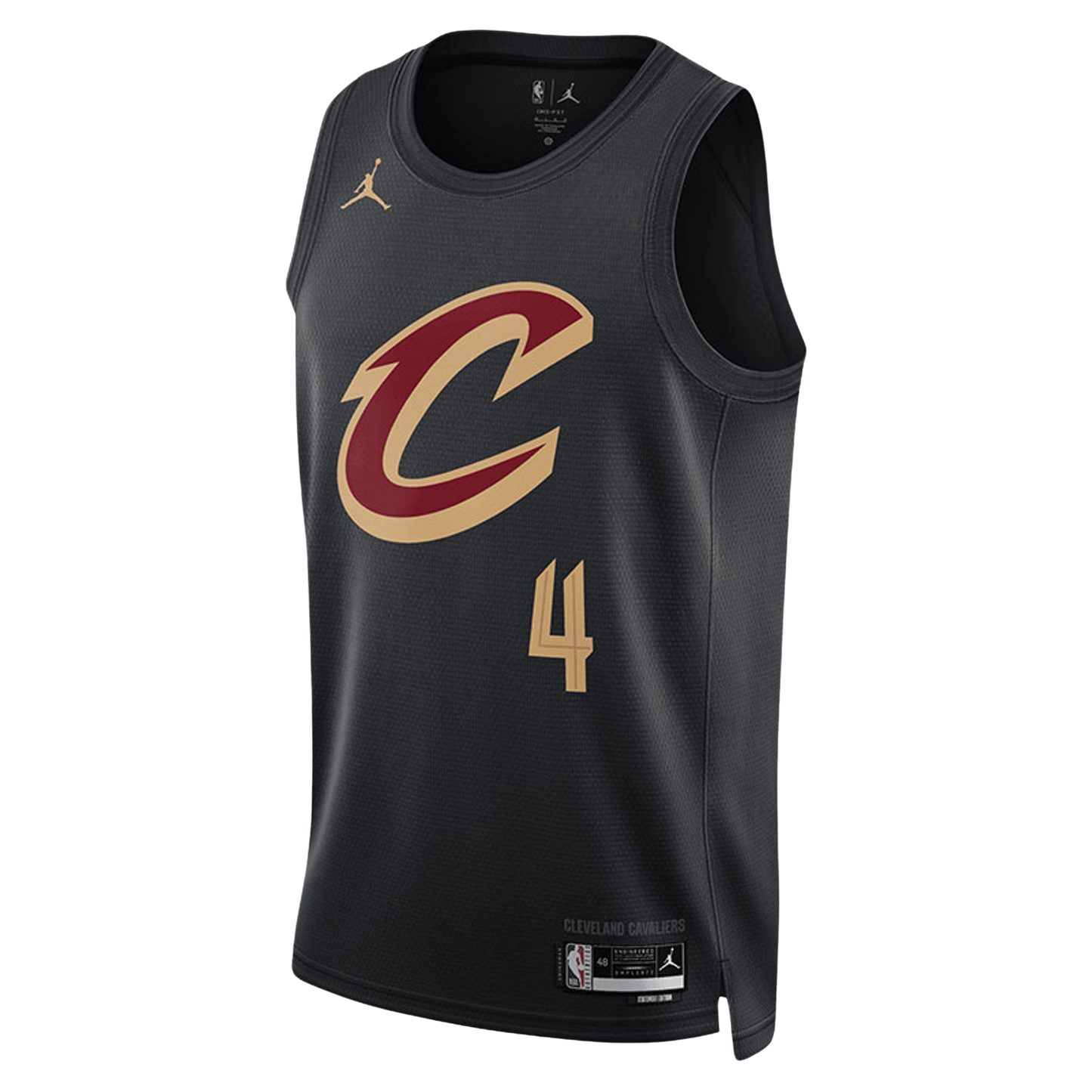 Evan Mobley #4 Cleveland Cavaliers Black Statement Jersey