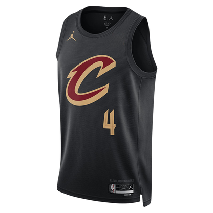 Evan Mobley #4 Cleveland Cavaliers Black Statement Jersey