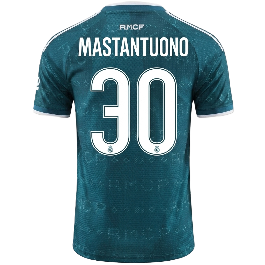 Real Madrid 26/27 Away Jersey Mastantuono #30