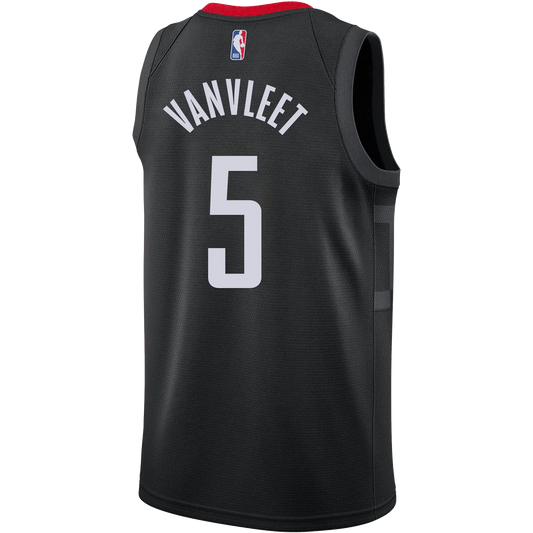 Fred VanVleet #5 Houston Rockets Black Statement Jersey