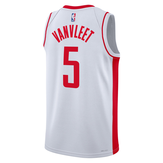 Fred VanVleet #5 Houston Rockets White Association Jersey