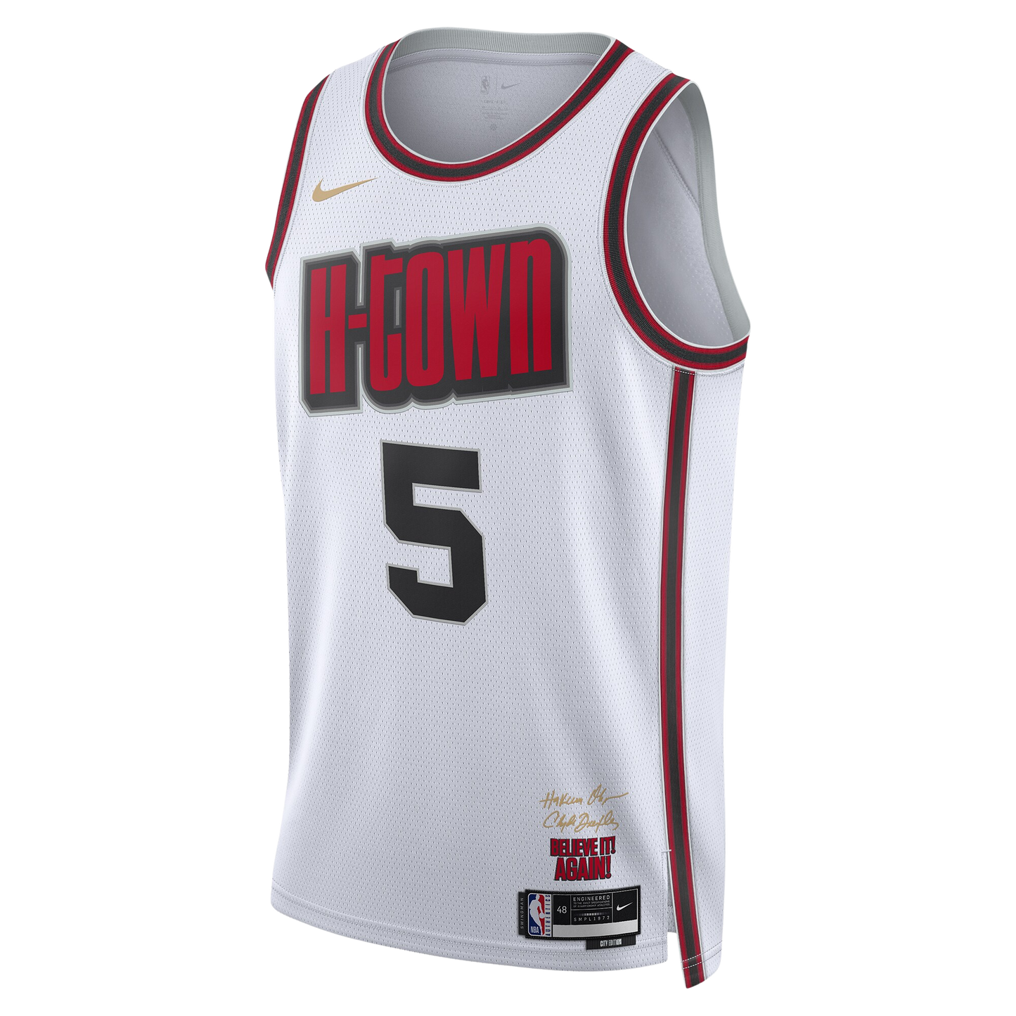 Fred VanVleet #5 Houston Rockets White City Edition Jersey