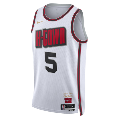 Fred VanVleet #5 Houston Rockets White City Edition Jersey