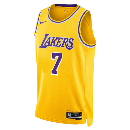Gabe Vincent #7 Los Angeles Lakers Yellow Icon Jersey