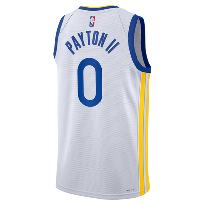 Gary Payton II #0 Golden State Warriors White Association Jersey