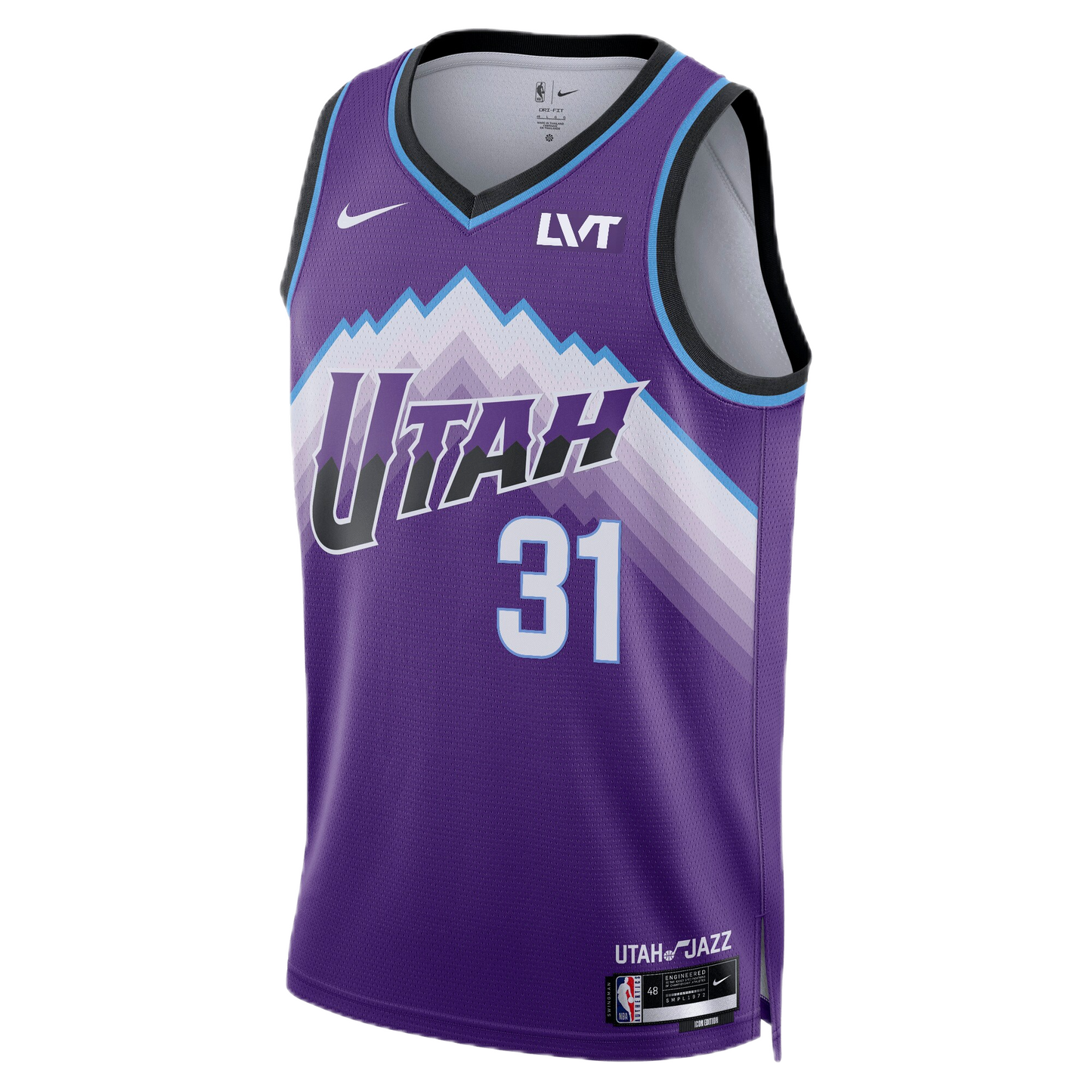 Georges Niang #31 Utah Jazz Purple Icon Jersey
