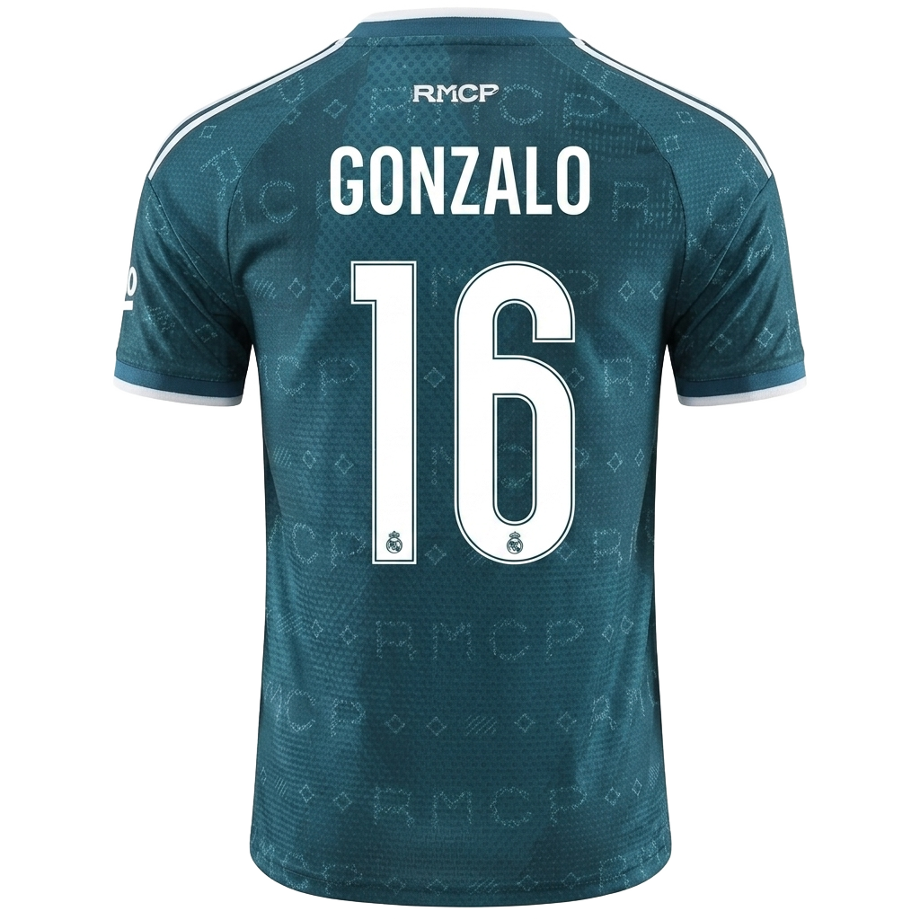 Real Madrid 26/27 Away Jersey Gonzalo García #16