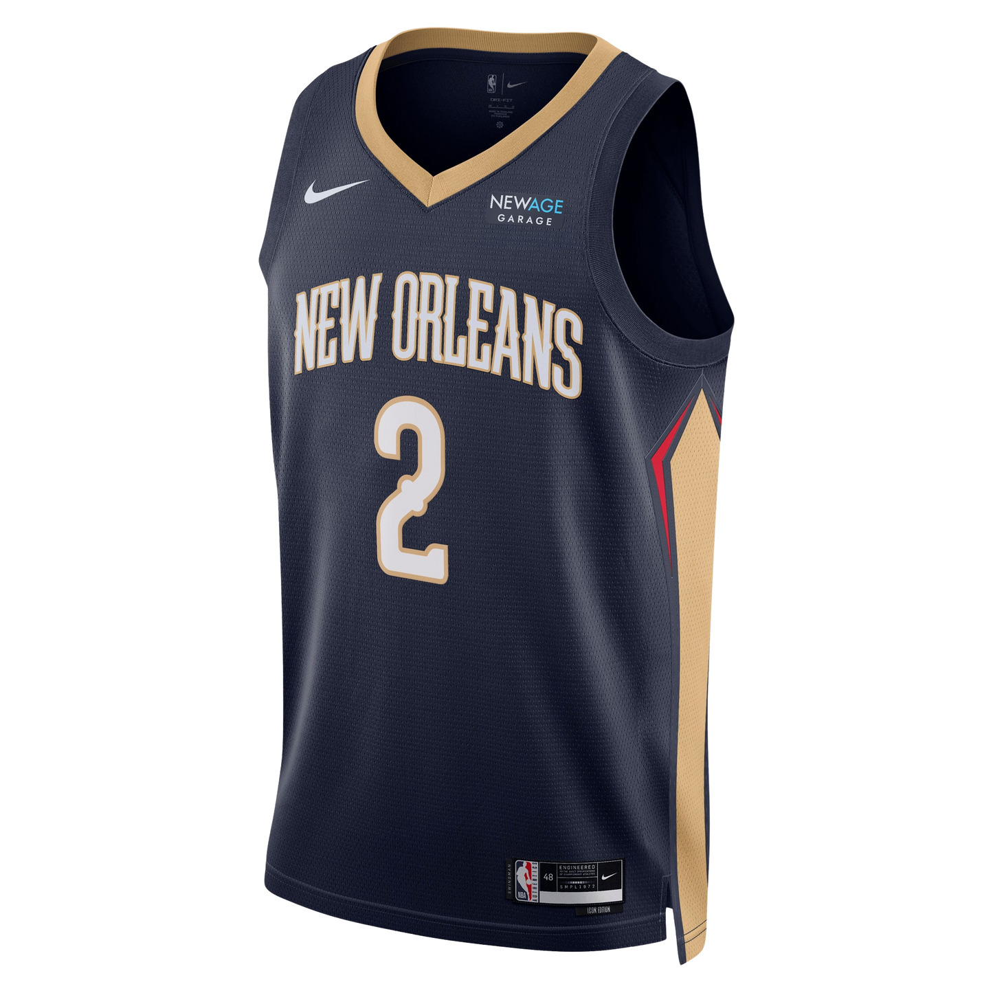 Herbert Jones #2 New Orleans Pelicans Navy Icon Jersey