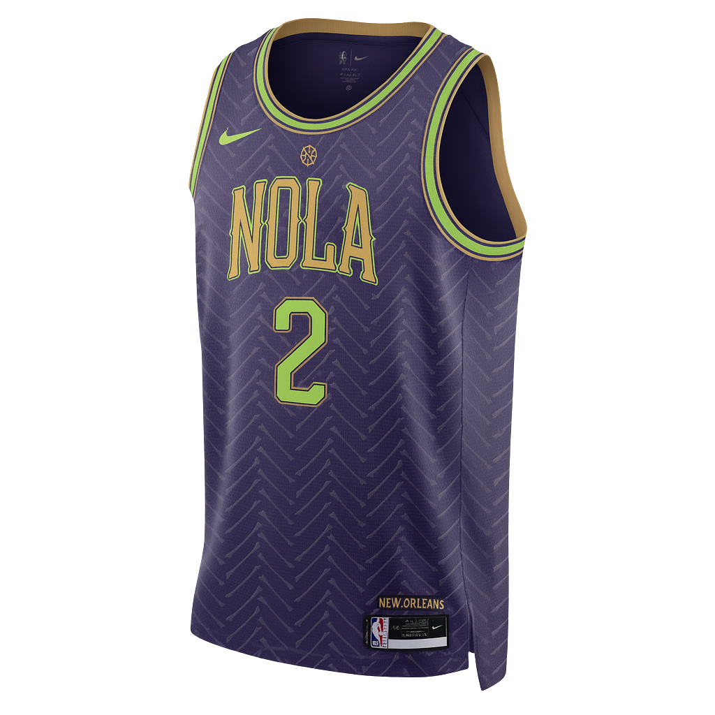 Herbert Jones #2 New Orleans Pelicans Purple City Edition Jersey