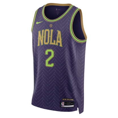Herbert Jones #2 New Orleans Pelicans Purple City Edition Jersey