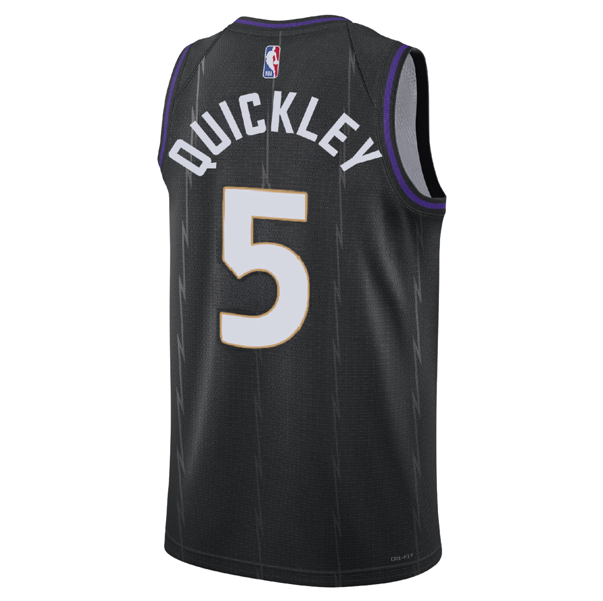 Immanuel Quickley #5 Toronto Raptors Black City Edition Jersey