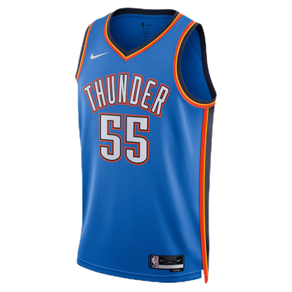 Isaiah Hartenstein #55 Oklahoma City Thunder Blue Icon Jersey