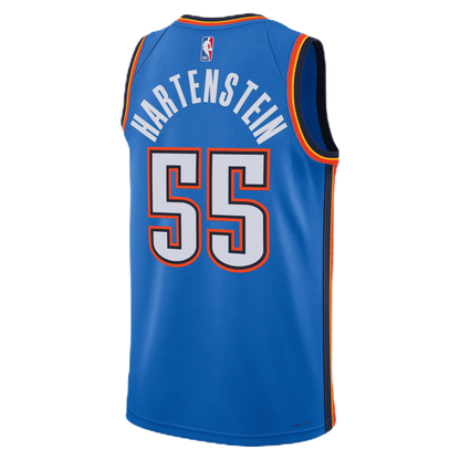Isaiah Hartenstein #55 Oklahoma City Thunder Blue Icon Jersey