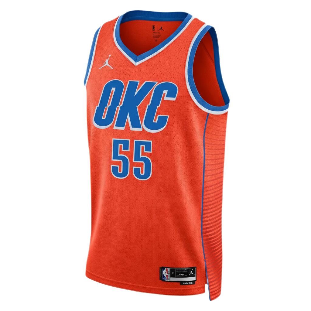 Isaiah Hartenstein #55 Oklahoma City Thunder Orange Statement Jersey