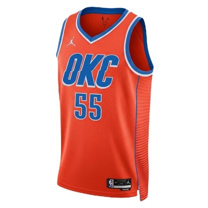Isaiah Hartenstein #55 Oklahoma City Thunder Orange Statement Jersey
