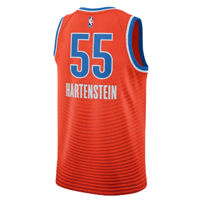 Isaiah Hartenstein #55 Oklahoma City Thunder Orange Statement Jersey