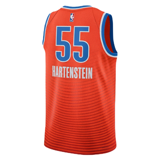 Isaiah Hartenstein #55 Oklahoma City Thunder Orange Statement Jersey