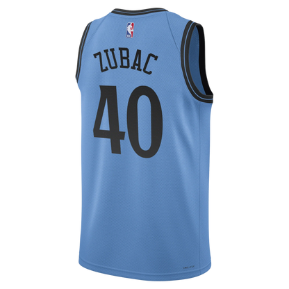 Ivica Zubac #40 LA Clippers Light Blue City Edition Jersey