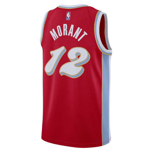 Morant #12 Memphis Grizzlies Red City Edition Jersey