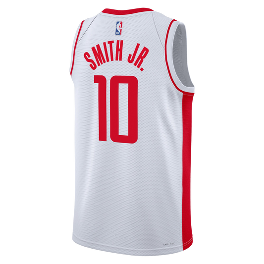 Jabari Smith Jr. #10 Houston Rockets White Association Jersey