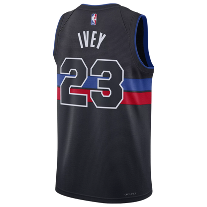 Jaden Ivey #23 Detroit Pistons Black Statement Jersey