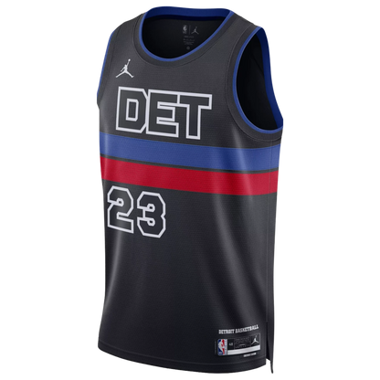 Jaden Ivey #23 Detroit Pistons Black Statement Jersey