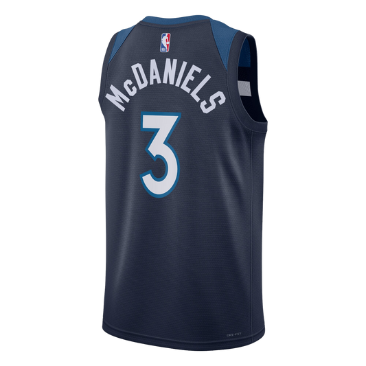 McDaniels #3 Minnesota Timberwolves Navy Icon Jersey