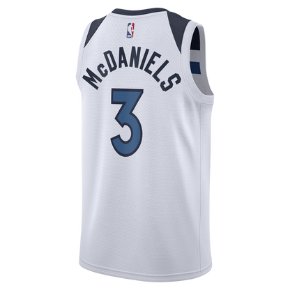 McDaniels #3 Memphis Grizzlies White Association Jersey