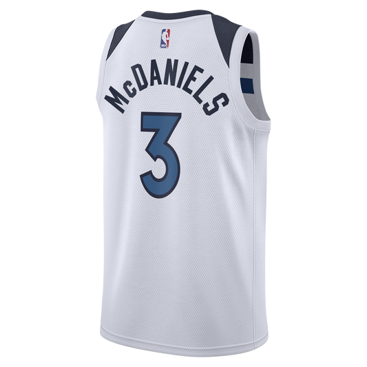 McDaniels #3 Memphis Grizzlies White Association Jersey