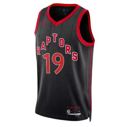 Jakob Poeltl #19 Toronto Raptors Black Statement Jersey