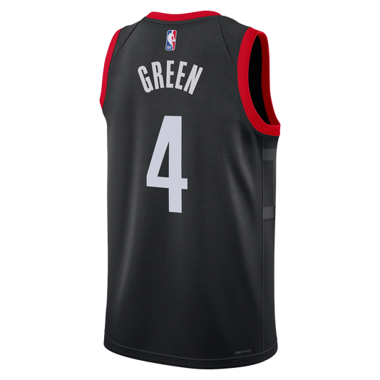 Jalen Green #4 Houston Rockets Black Statement Jersey