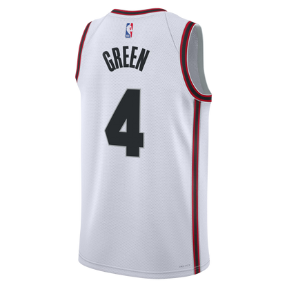 Jalen Green #4 Houston Rockets White City Edition Jersey