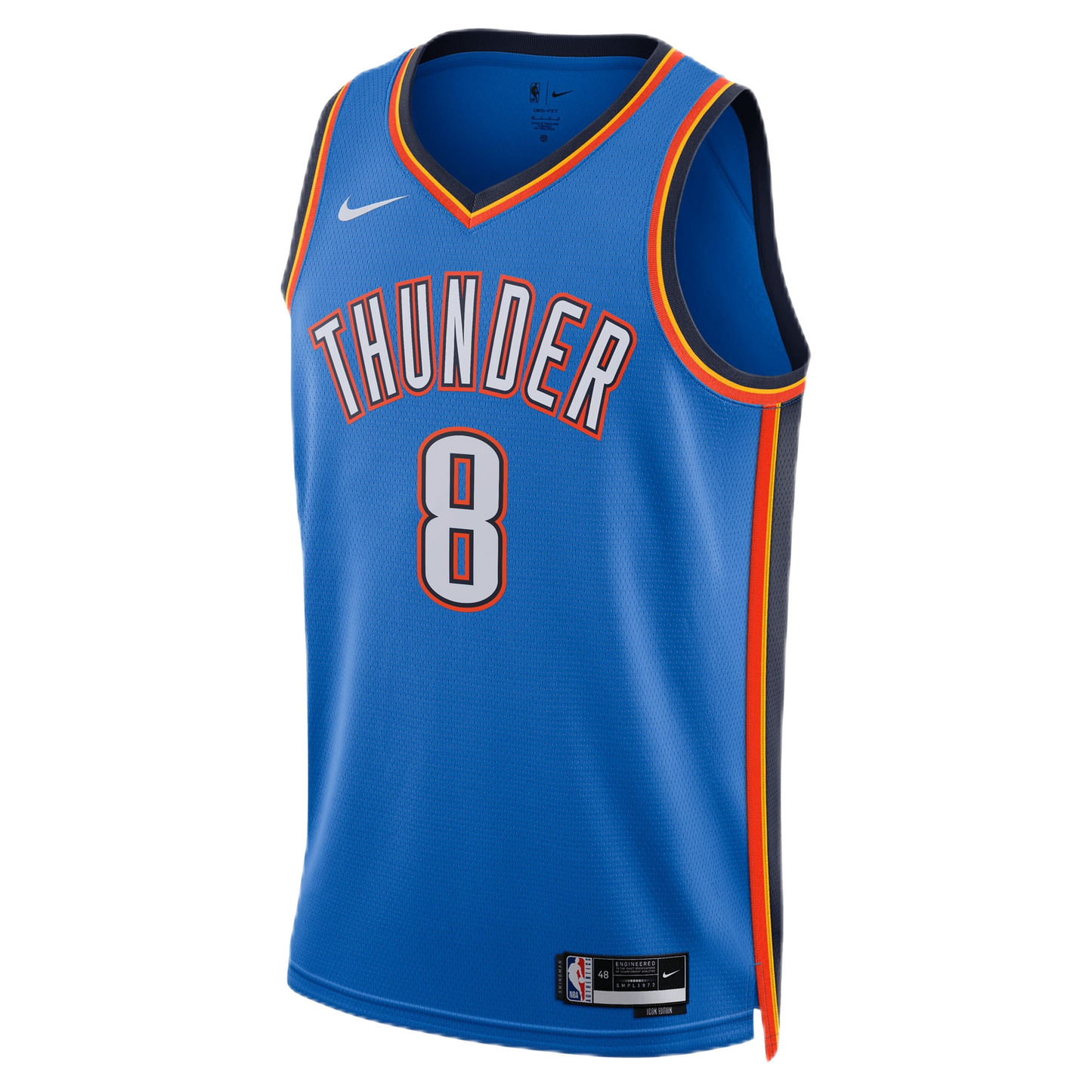 Jalen Williams #8 Oklahoma City Thunder Blue Icon Jersey