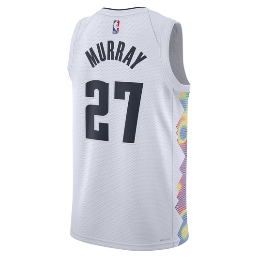 Jamal Murray #27 Denver Nuggets White City Edition Jersey