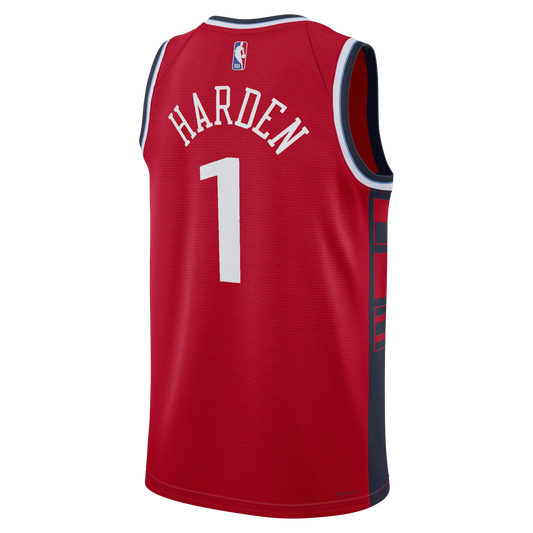 James Harden #1 LA Clippers Red Statement Jersey