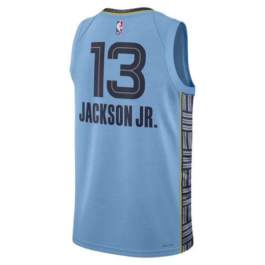 Jaren Jackson Jr. #13 Memphis Grizzlies Light Blue Statement Jersey