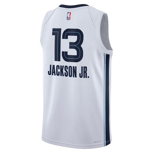 Jaren Jackson Jr. #13 Memphis Grizzlies White Association Jersey