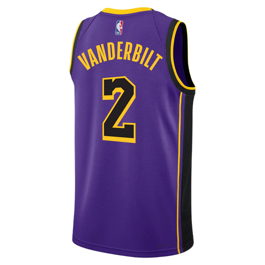 Jarred Vanderbilt #2 Los Angeles Lakers Purple Statement Jersey
