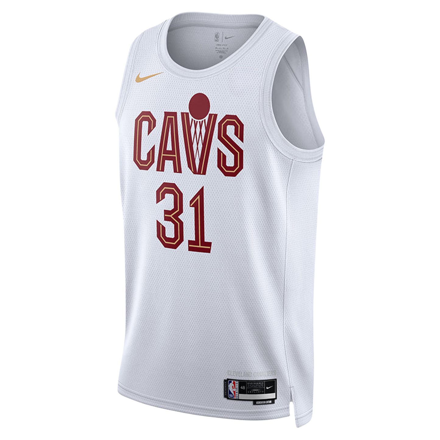 Jarrett Allen #31 Cleveland Cavaliers White Association Jersey